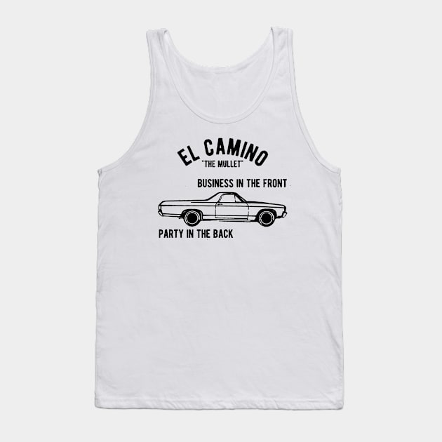 El Camino Tank Top by liszarinzani1993